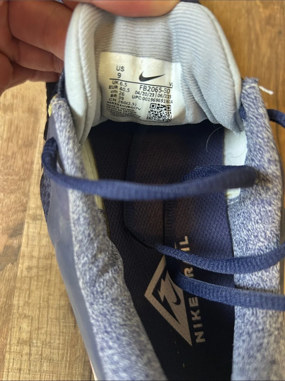 Nike Trail Juniper Navy Blue Running Shoes